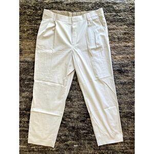 DRIES VAN NOTEN Pants Chino Khaki Size 52 36x30 Large Double Pleats